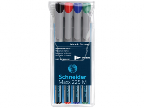 Markere permanente - Marker OHP mediu nepermanent Schneider 4/set 225 1 mm