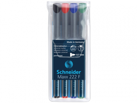 Markere permanente - Marker OHP permanent Schneider 222 0.7 mm 4/set