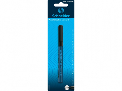 Carioci - Marker permanent textile 1.0 mm Schneider 248 negru