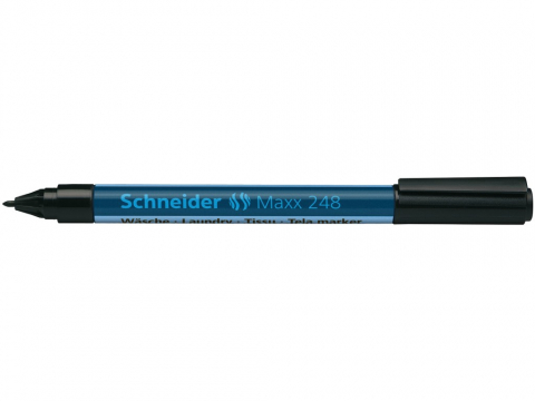 Marker permanent textile 1.0 mm Schneider 248 negru [4]