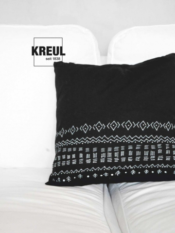 Marker textile Kreul Opak alb-negru 4/set [5]