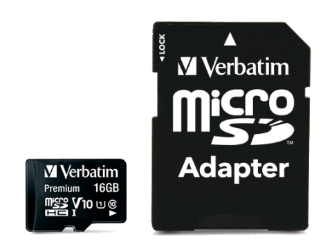 Electronice - MEMORIE microSD CARD VERBATIM 16GB CLASA 10, ADAPTOR INCLUS Cod Produs: 44082
