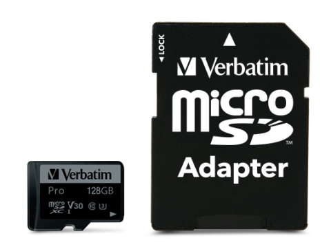 MEMORIE SD CARD VERBATIM 128GB CLASA 10 ADAPTOR INCLUS Cod Produs: 47044 [1]