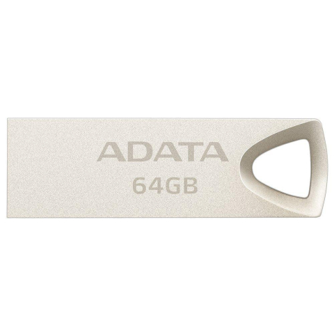 Electronice - MEMORIE USB 2.0 ADATA 64 GB, clasica, carcasa aliaj zinc, argintiu, Cod Produs: AUV210-64G-RGD