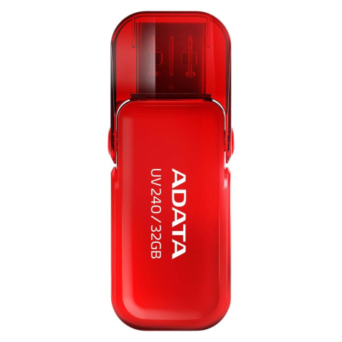Electronice - MEMORIE USB 2.0 ADATA 64GB, carcasa plastic, rosu, Cod Produs: AUV240-64G-RRD