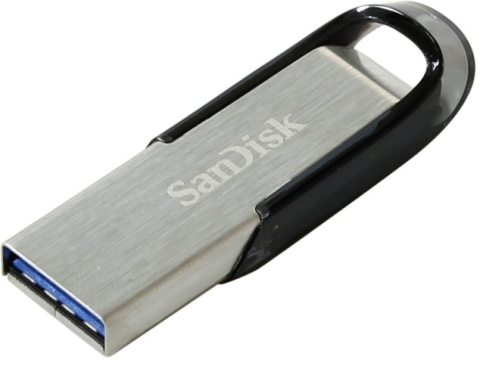 Memorii USB - MEMORIE USB 3.0 SANDISK 128 GB ,  clasica ,  carcasa metalic ,  negru / argintiu ,  Cod Produs: SDCZ73-128G-G46B