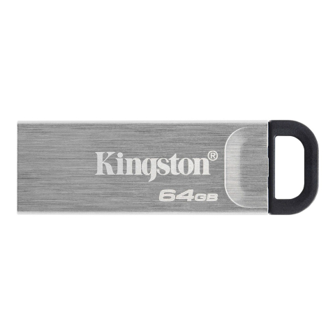 MEMORIE USB 3.2 KINGSTON 64 GB, clasica, carcasa metalic, argintiu, Cod Produs: DTKN/64GB [1]