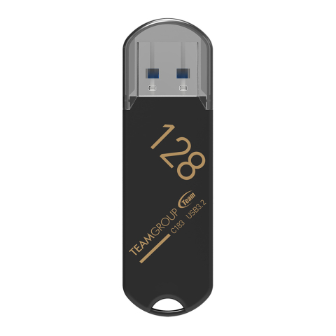Electronice - MEMORIE USB 3.2 TEAMGROUP C183, 128 GB, plastic, negru Cod Produs: TC1833128GB01