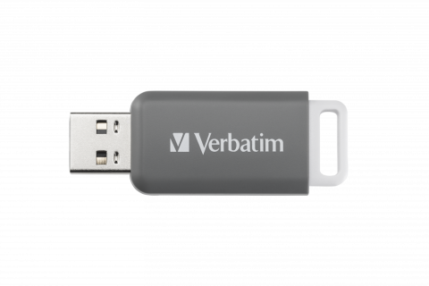 MEMORIE USB VERBATIM DATABAR 128GB USB 2.0, GRI Cod Produs: 49456 [1]