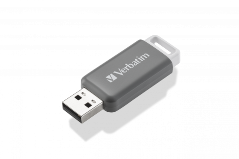MEMORIE USB VERBATIM DATABAR 128GB USB 2.0, GRI Cod Produs: 49456 [2]