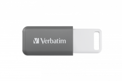 Electronice - MEMORIE USB VERBATIM DATABAR 128GB USB 2.0, GRI Cod Produs: 49456