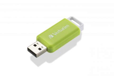 Medii de stocare - MEMORIE USB VERBATIM DATABAR 32GB USB 2.0 VERDE Cod Produs: 49454