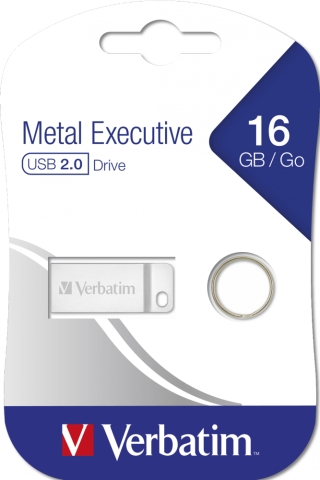 MEMORIE USB VERBATIM METAL EXECUTIVE 16GB USB 2.0 ARGINTIU Cod Produs: 98748 [1]