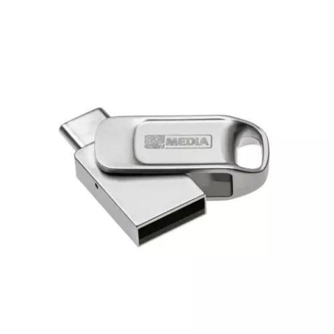 Electronice - MEMORIE USB VERBATIM MYDUAL 32GB USB 2.0, ARGINTIU Cod Produs: 69266