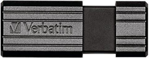 Electronice - MEMORIE USB VERBATIM PINSTRIPE 16GB USB 2.0 NEGRU Cod Produs: 49063