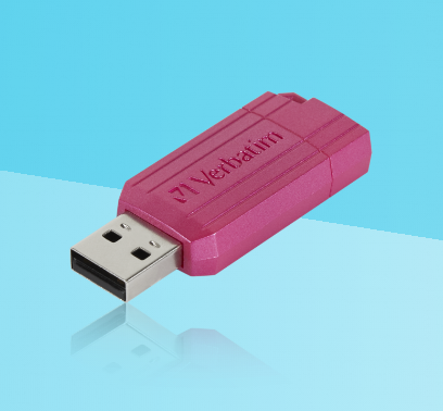 MEMORIE USB VERBATIM PINSTRIPE 64GB PINK Cod Produs: 49962 [0]