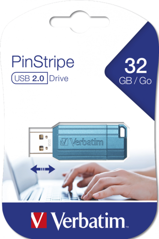 MEMORIE USB VERBATIM PINSTRIPE StoreNGo 32GB ALBASTRU Cod Produs: 49057 [3]