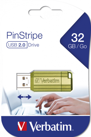 MEMORIE USB VERBATIM PINSTRIPE StoreNGo 32GB VERDE EUCALIPT Cod Produs: 49958 [3]