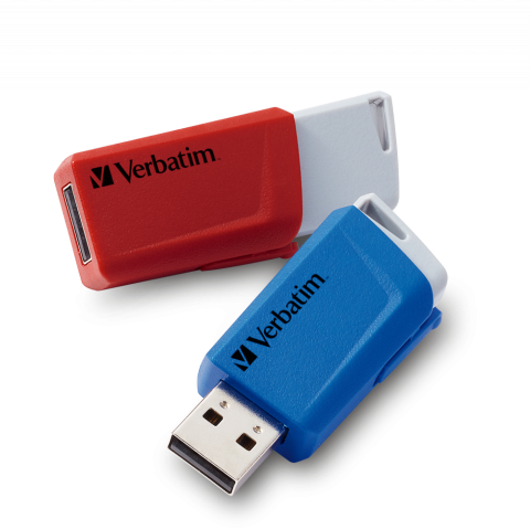 Electronice - MEMORIE USB VERBATIM  StoreNClick 2X32GB USB 3.0 ROSU/NEGRU Cod Produs: 49308