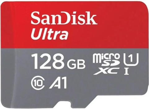 Card-uri SD - MEMORII. SD CARD Sandisk MICROSDXC 128GB CL10 SDSQUAB-128G-GN6MA, Cod Produs: SDSQUAB-128G-GN6MA