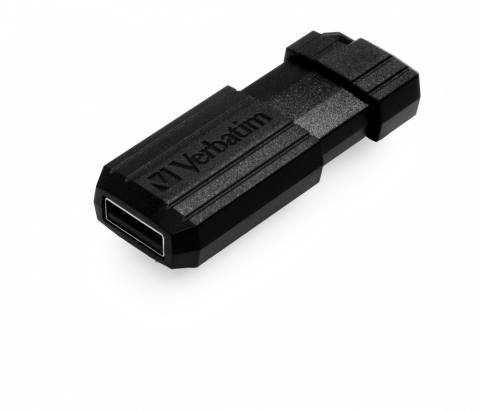 MEMORII USB Verbatim 2.0 PINSTRIPE 128GB BLACK, Cod Produs: 49071 [1]