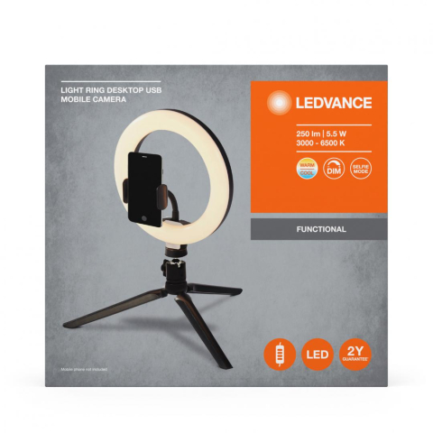 MOBILE CAMERA LIGHT RING DESKTOPUSBLEDV Cod Produs: 4058075666870 [0]