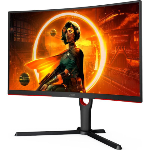 MONITOR AOC - gaming 27 inch ,  Gaming ,  VA ,  Full HD (1920 x 1080) ,  wide ,  250 cd/mp ,  1 ms ,  HDMI | Display Port ,  Cod Produs: C27G3U/BK [1]