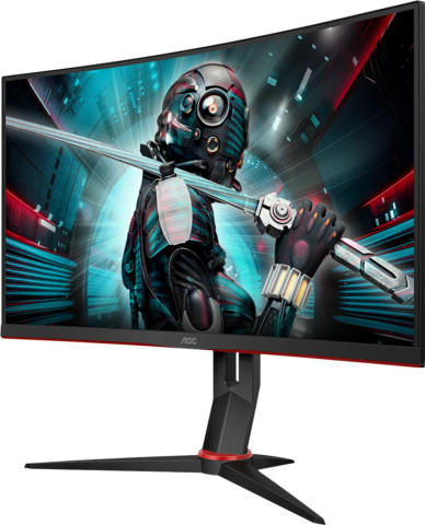 MONITOR AOC - gaming 27 inch , Gaming , VA , WQHD (2560 x 1440) , wide , 250 cd/mp , 1 ms , HDMI x 2 | Display Port , Cod Produs: CQ27G2U/BK [0]