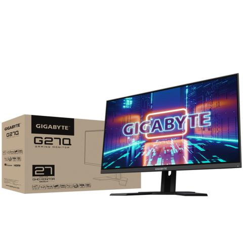 MONITOR GIGABYTE 27 inch ,  Gaming ,  IPS ,  WQHD (2560 x 1440) ,  Wide ,  350 cd/mp ,  1 ms ,  HDMI x 2 ,  DisplayPort ,  Cod Produs: G27Q [7]