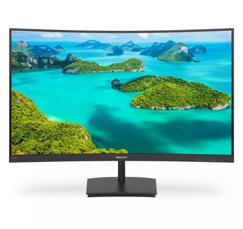 Monitoare - MONITOR Philips 23.6 inch , home | office , VA , Full HD (1920 x 1080) , Wide | curbat , 250 cd/mp , 4 ms , HDMI | VGA , Cod Produs: 241E1SC/00