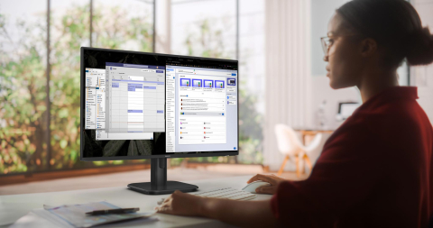 MONITOR PHILIPS 23.8 inch ,  home ,  office ,  IPS ,  Full HD (1920 x 1080) ,  120 Hz ,  Wide ,  250 cd/mp ,  4 ms ,  HDMI ,  VGA ,  Boxe Cod Produs: 24E1N1100A/00 [13]