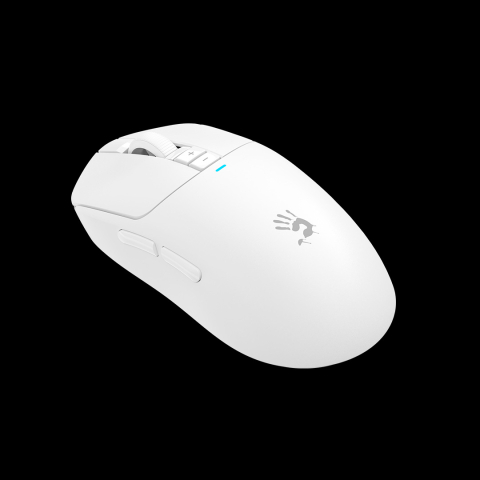 Mouse A4Tech, gaming, BLOODY WAVELINK FULL SPEED, DUAL MODE WIRELESS USB WHITE TYPE-C , Cod Produs: R72Ultra White [2]