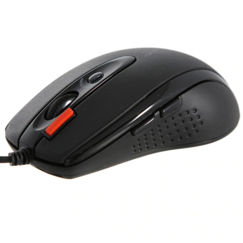 MOUSE A4tech ,  gaming ,  cu fir ,  USB ,  optic ,  2000 dpi ,  butoane/scroll 6/1 ,  buton selectare viteza ,  negru ,  Cod Produs: X-710BK [2]