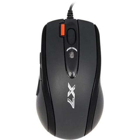 Mouse - MOUSE A4tech ,  gaming ,  cu fir ,  USB ,  optic ,  2000 dpi ,  butoane/scroll 6/1 ,  buton selectare viteza ,  negru ,  Cod Produs: X-710BK