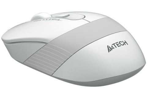 MOUSE A4tech ,  gaming ,  wireless ,  2.4GHz ,  optic ,  2000 dpi ,  butoane/scroll 4/1 ,  buton selectare viteza ,  alb/ gri ,  Cod Produs: FG10 White [1]