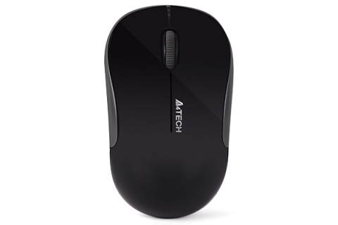 Mouse - MOUSE A4tech, PC sau NB, wireless, 2.4GHz, optic, 1000 dpi, butoane/scroll 3/1, , negru, Cod Produs: G3-300N-BK