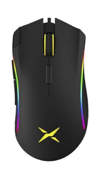 MOUSE DELUX ,  gaming ,  cu fir ,  USB ,  optic ,  4000 dpi ,  butoane/scroll 7/1 ,  RGB light ,  cablu braided ,  negru ,  Cod Produs: M625BU-BK [0]