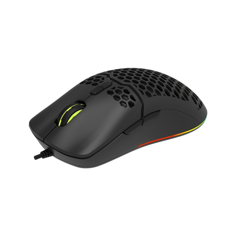 MOUSE DELUX ,  gaming ,  cu fir ,  USB ,  optic ,  7200 dpi ,  butoane/scroll 7/1 ,  RGB light ,  cablu braided ,  negru ,  Cod Produs: M700A-BK [2]