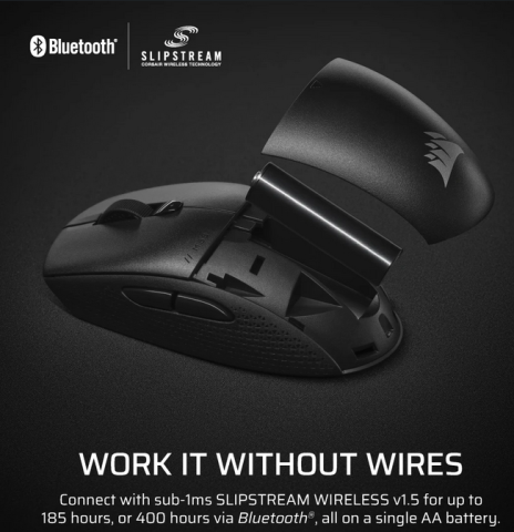 Mouse Gaming Wireless Corsair M55 Cod Produs: CH-931F000-WW [4]