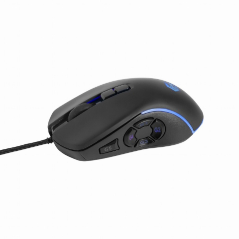 MOUSE GEMBIRD, gaming, cu fir, USB, optic, 7200 dpi, butoane/scroll 10/1, iluminare, cablu 1.8m, negru, Cod Produs: MUSG-RAGNAR-RX500 [2]