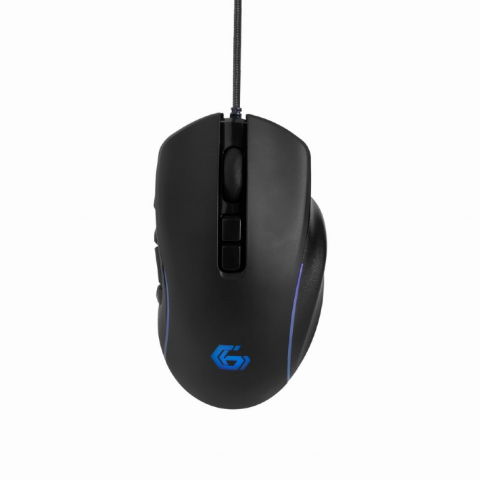 Mouse - MOUSE GEMBIRD, gaming, cu fir, USB, optic, 7200 dpi, butoane/scroll 10/1, iluminare, cablu 1.8m, negru, Cod Produs: MUSG-RAGNAR-RX500