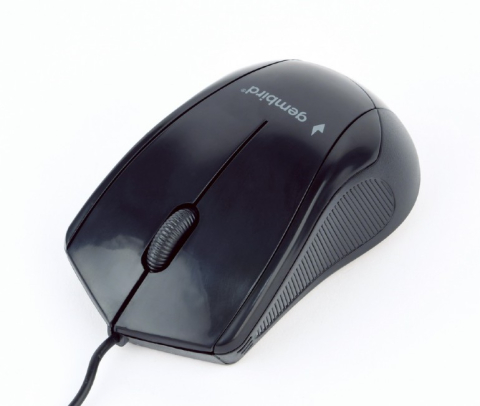 MOUSE GEMBIRD ,  PC sau NB ,  cu fir ,  USB ,  optic ,  1000 dpi ,  butoane/scroll 3/1 ,   ,  negru ,  Cod Produs: MUS-3B-02 [1]