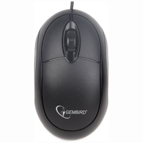 Electronice - MOUSE GEMBIRD, PC sau NB, cu fir, USB, optic, 1000 dpi, butoane/scroll 3/1, , negru, Cod Produs: MUS-U-01