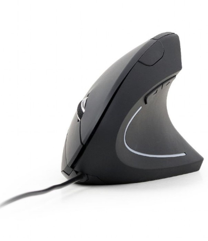 Periferice - MOUSE GEMBIRD , PC sau NB , cu fir , USB , optic , 3200 dpi , butoane/scroll 6/1 , ergonomic , cablu 1.35m , negru , Cod Produs: MUS-ERGO-03