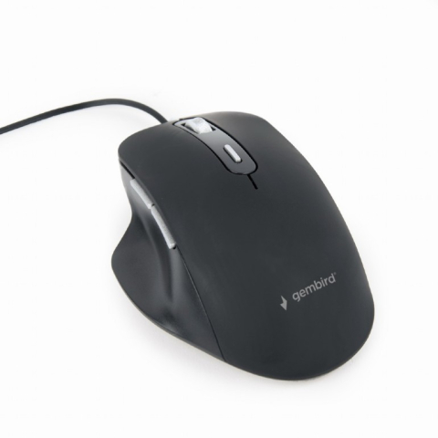 Mouse - MOUSE GEMBIRD, PC sau NB, cu fir, USB, optic, 3600 dpi, butoane/scroll 6/1, , negru, Cod Produs: MUS-6B-02