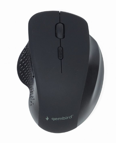 Mouse - MOUSE GEMBIRD, PC sau NB, wireless, 2.4GHz, optic, 1600 dpi, butoane/scroll 6/1, , negru, Cod Produs: MUSW-6B-02