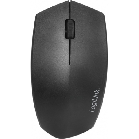 Mouse - MOUSE Logilink, PC sau NB, wireless, BT 4.1 + 2.4GHz, optic, 1200 dpi, butoane/scroll 3/1, ergonomic, negru, Cod Produs: ID0191
