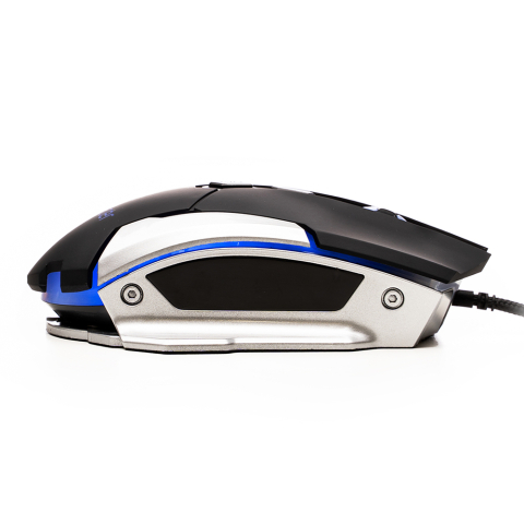 MOUSE Spacer - gaming, gaming, cu fir, USB, optic, 3.200 dpi, butoane/scroll 7/1, iluminare, negru, Cod Produs: SPGM-PULSAR-LITE [3]