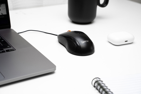 MOUSE  Spacer, PC sau NB, cu fir, USB, optic, 1200 dpi, butoane/scroll 3/1, , negru, Cod Produs: SPMO-F01 [2]