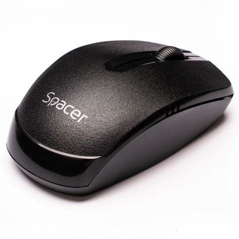 MOUSE  Spacer, PC sau NB, wireless, 2.4GHz, optic, 1000 dpi, butoane/scroll 3/1, , negru, Cod Produs: SPMO-161 [2]